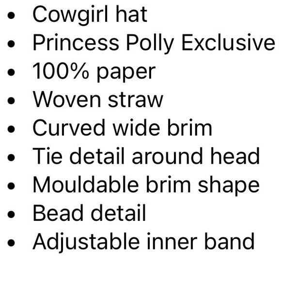 *Brown* Princess Polly Cowgirl Hat - Picture 7 of 7